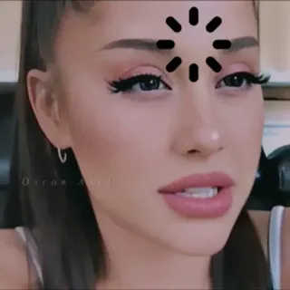 🔄 1a3b70b6 Ariana Grande cantante, celebridad, estrella pop, belleza, mujer telegram sticker