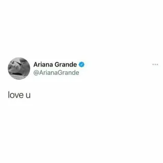 🤍 361cc6da Ariana Grande love u ariana grande, amor, saludo, estrella pop telegram sticker
