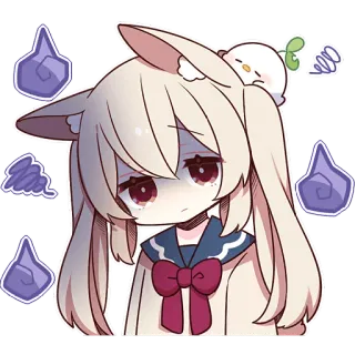 Зайка Свити @Nyasticks telegram stickers