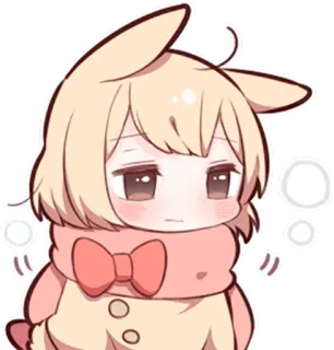 😪 59aa1551 Anime, Mignon, Kawaii, Chibi, Dessin animé, Personnage, Illustration telegram sticker