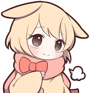 🙂 bac73bf5 Anime, Kreskówka, Chibi, Słodkie, Kawaii, Naklejka, Manga telegram sticker