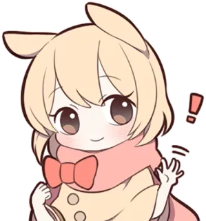 👋 d30ba0b3 Anime, Kawaii, Słodkie, Chibi, Kreskówka telegram sticker