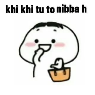 👀 05ad40bc khi khi tu to nibba h Dibujo animado, Meme, Personaje, Divertido, Ofensivo whatsapp sticker