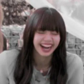 🐙 2f4f988d persona, mujer, retrato, sonrisa, risa, feliz telegram sticker