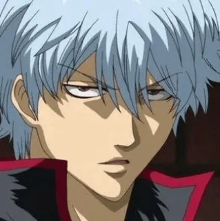 💣 1ed34f5f Sakata Gintoki Gintama anime, manga, gintoki, gintama, silver hair, samurai telegram sticker