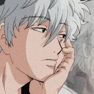 💣 3d4ade7a Sakata Gintoki Gintama anime, manga, Gintama, Sakata Gintoki telegram sticker
