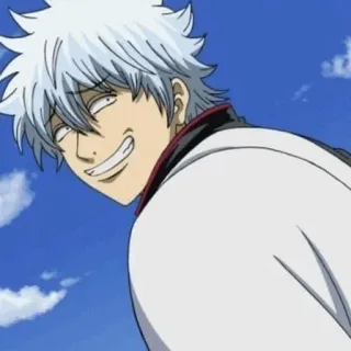 💣 4c3b1794 Gintoki Sakata Gintama anime, manga, character, gintama, funny, sakata gintoki telegram sticker