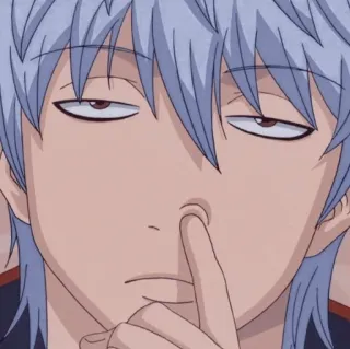 💣 7ed086a9 Sakata Gintoki Gintama anime, manga, funny, character, gintoki, gintama telegram sticker