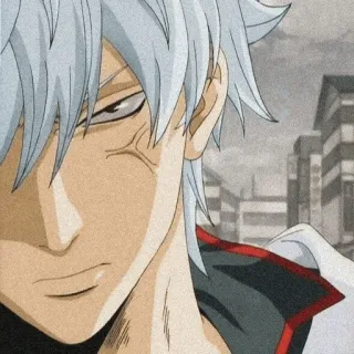 💣 ddf9177d Gintoki Sakata Gintama anime, Gintama, Gintoki Sakata, samurai, comedy, parody telegram sticker