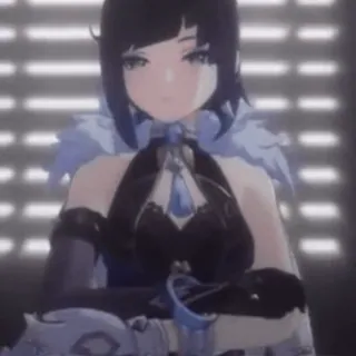 🔍 3a4af986 Yelan Genshin Impact Yelan, Genshin Impact, Trò chơi điện tử, Nhân vật, Xanh dương, Phụ nữ, Anime telegram sticker