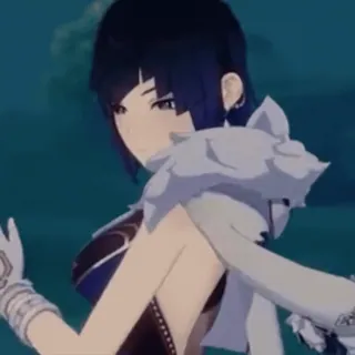 🔍 60525735 Yelan Genshin Impact trò chơi điện tử, nhân vật, Yelan, Genshin Impact, nữ telegram sticker