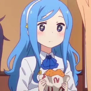 🌧 200cc841 Anime, Mädchen, Charakter, Süß, Schuluniform telegram sticker