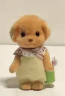 ⭐ 8f3612bc cachorro, boneca, brinquedo, animal, fofo, Calico Critters whatsapp sticker