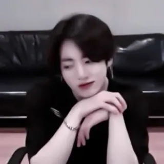 🤍 fc1ad636 Jungkook Jungkook, BTS, K-Pop, cantante, ídolo, retrato telegram sticker