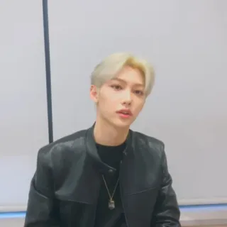 🌚 1f28ff5c Felix kpop, stray kids, idol, singer, portrait telegram sticker