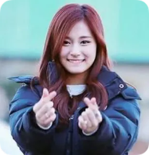 💖 7163ff89 vrouw, persoon, glimlach, vingerhart telegram sticker