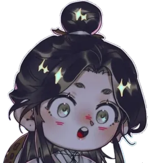 😲 45e779aa fofo, anime, desenho animado, personagem, brilhos, kawaii telegram sticker