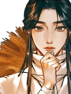 🤔 ffd88ead homem, personagem, arte, ilustração, retrato telegram sticker