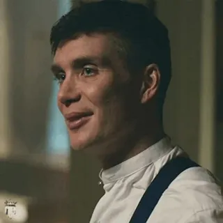 🚬 3bad5717 Thomas Shelby Peaky Blinders Томас Шелби, Острые козырьки, Киллиан Мерфи, Бирмингем, Британский, Криминальная драма telegram sticker
