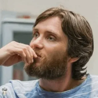 🚬 b13cfdbc мужчина, борода, портрет, Киллиан Мёрфи, актер telegram sticker