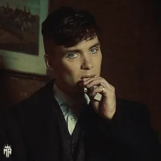 🚬 e06f4a58 Tommy Shelby Peaky Blinders Киллиан Мёрфи, Томми Шелби, Острые козырьки, Курение, Портрет, Персонаж telegram sticker