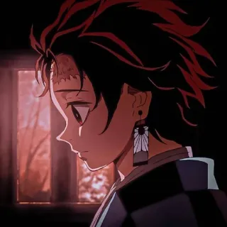 🀄 b03b9233 Kamado Tanjiro Demon Slayer Аниме, Клинок, рассекающий демонов, Тандзиро, Камадо Тандзиро, Манга telegram sticker