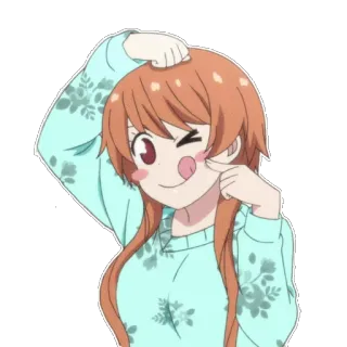 Tachibana Marika @9-leaf telegram stickers