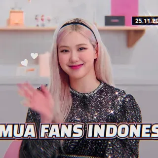 🍐 04cfed91 SEMUA FANS INDONESIA Rose, K-Pop, Sänger, Fans, Indonesien, Blackpink telegram sticker