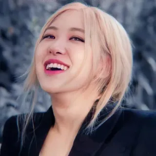 🍐 06d194b7 Rose kpop, sänger, rose, blackpink, person, promi, musik telegram sticker