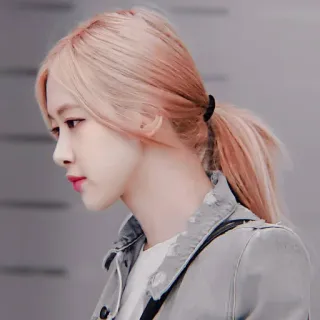 🍐 83e2c60d Frau, Person, Porträt, Frisur, Blond, Mädchen, Koreanisch telegram sticker