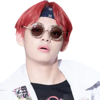 😎 39a9b2f0 BTS kpop, bts, ídolo, música, retrato telegram sticker