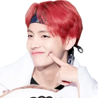 😘 a89befc9 V K-pop, BTS, Kim Taehyung, cantante, ídolo telegram sticker