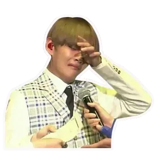 😭 ebb8d551 llorar, micrófono, triste, llorando, molesto, emocional telegram sticker