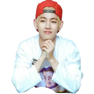 😇 ee1a410e V kpop, cantante, bts, v, coreano, idol telegram sticker