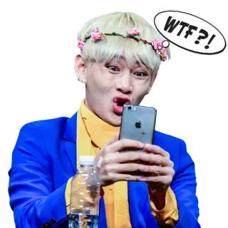 😠 8fe4fb58 WTF?! expression, funny, surprised, wtf, question, confused whatsapp sticker