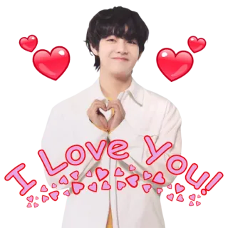 ❤️ b63e7aeb I Love You! love, hearts, kpop, cute, affection, greeting whatsapp sticker
