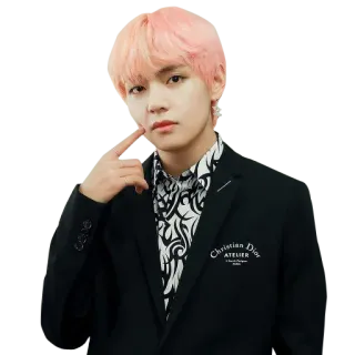 😟 e515e2ea Christian Dior Atelier person, man, fashion, kpop, christian dior whatsapp sticker