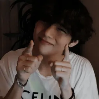 🐻 8ecb1f5a CELINE kpop, 偶像, 歌手, 肖像, 名人, 时尚, v, 泰亨 telegram sticker