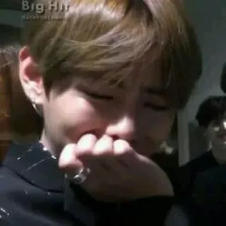 ⚔ beb0f0ba Big Hit คน, ร้องไห้, อารมณ์, เศร้า, สติกเกอร์แฟนคลับ, Big Hit telegram sticker