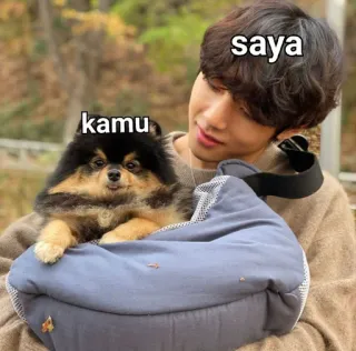 ⚔ fdd597ad saya
kamu หมา, คน, สัตว์เลี้ยง, สัตว์, น่ารัก, มิตรภาพ telegram sticker