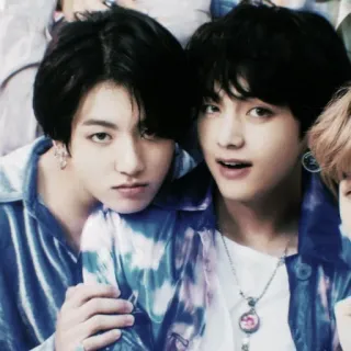 @Kittcnpaws's TaeKook ༉‧₊˚. telegram stickers