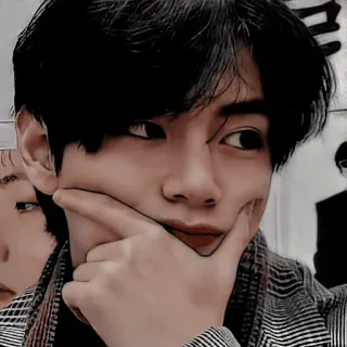 🫐 7a162332 V V, Kim Taehyung, BTS, kpop, idol, singer telegram sticker