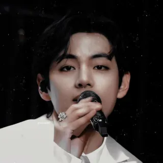 🫐 a6046ccb V kpop, singer, music, idol, male, vocalist, bts, artist telegram sticker