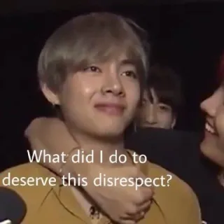 😄 43ce9949 What did I do to deserve this disrespect? Meme, Manque de respect, Drôle, Divertissement, K-pop telegram sticker