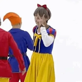 🍎 193370ad 백설공주, 드레스, 코스튬, 디즈니, 평화 기호 whatsapp sticker