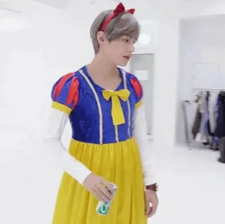 🍎 96fd4242 백설 공주, 드레스, 코스튬, 유명인, 남성, 디즈니 whatsapp sticker