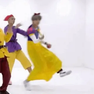 🍎 b810277f Snow White 백설공주, 코스튬, 댄스, 난쟁이, 웃긴, 축하, 파티, 코스프레 whatsapp sticker