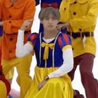 🍎 c20900fb 백설공주, 코스튬, 드레스, 초상화, 남자, 사람 whatsapp sticker