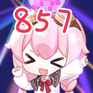 🥳 81290665 857 动漫, Q版, 可爱, 卡哇伊, 粉色, 跳舞, 迪斯科球 telegram sticker