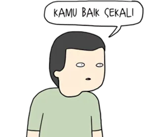 😗 eb226277 KAMU BAIK SEKALI 卡通, 人物, 对话气泡, 简单, 友善 telegram sticker